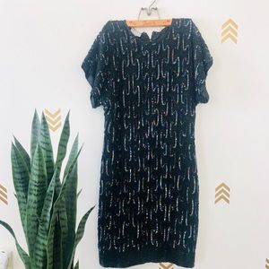 Vintage Beaded Dress. SZ 6